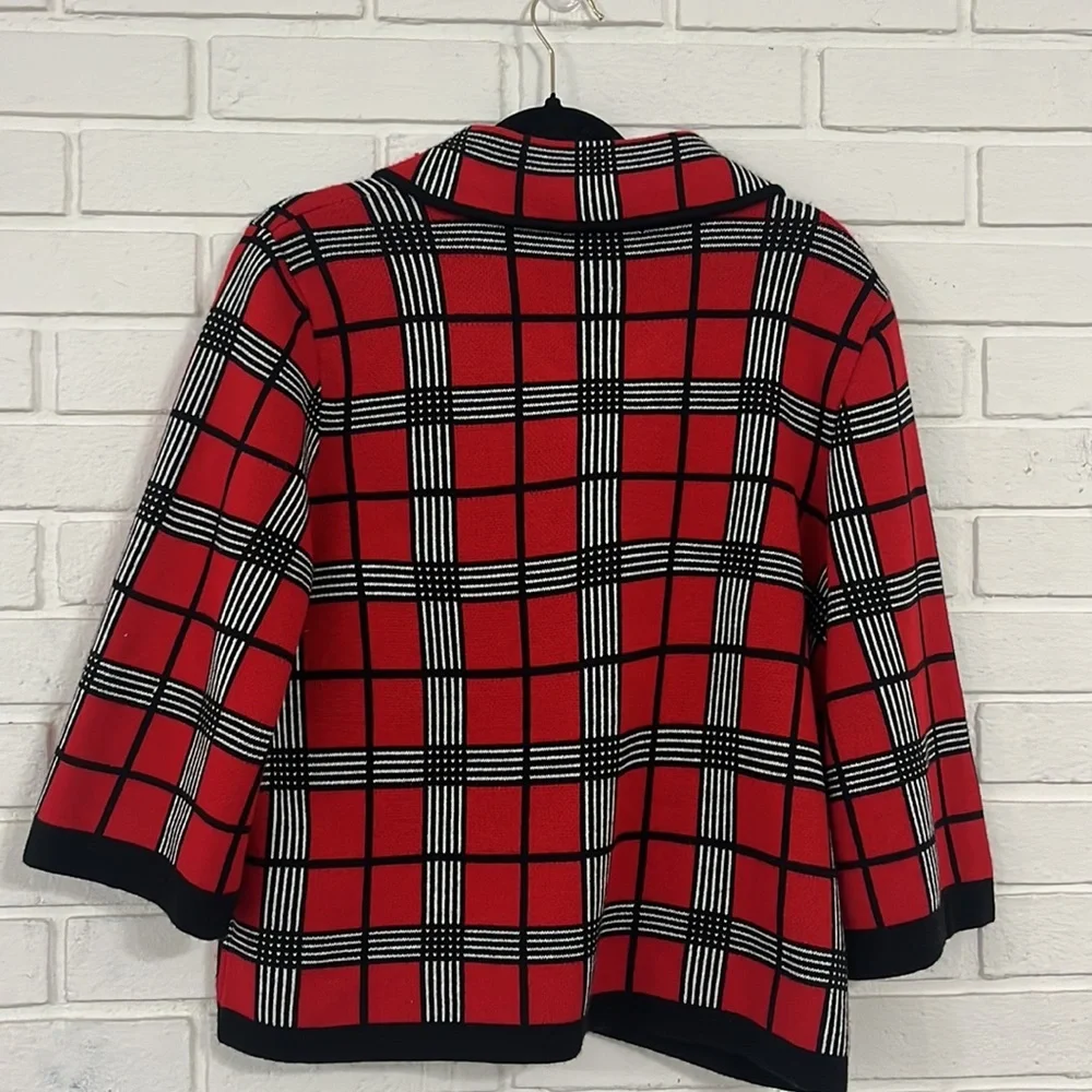 Tartan Plaid Blazer , Classic Scottish Style & Fall/Winter Essential #408 - Picture 5 of 5